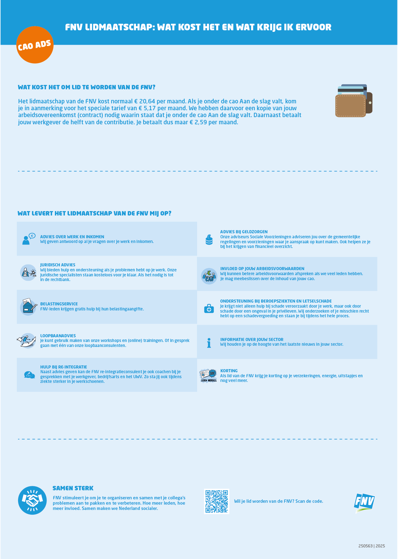 Infographic cao Aan de slag